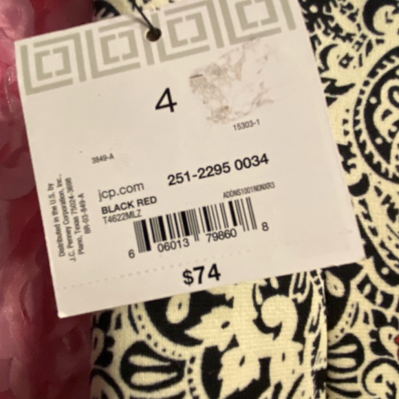 NWT Liz  Claiborne Size 4 Dress - Picture 4 of 5